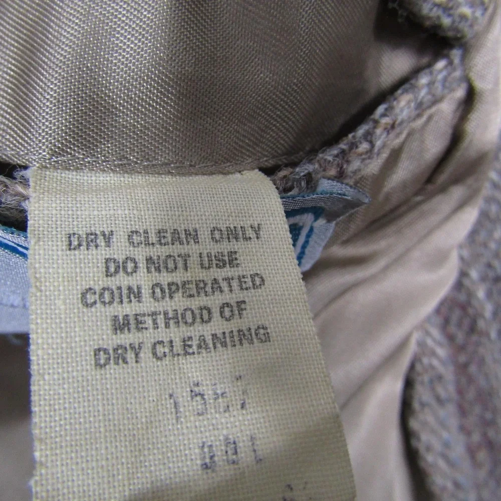 Vintage Boundary Waters Sport Coat Mens 40 Brown Wool Herringbone‎ Tweed Blazer